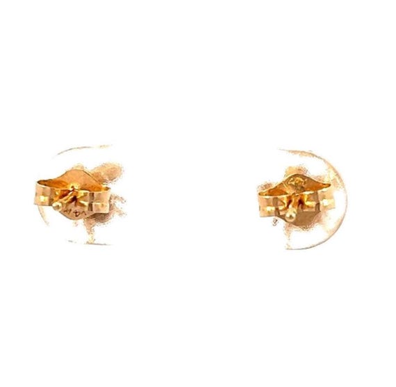 Authentic 14kg Yellow Gold Bumble Bee Stud Earrings for Girls - 0.8g View 6