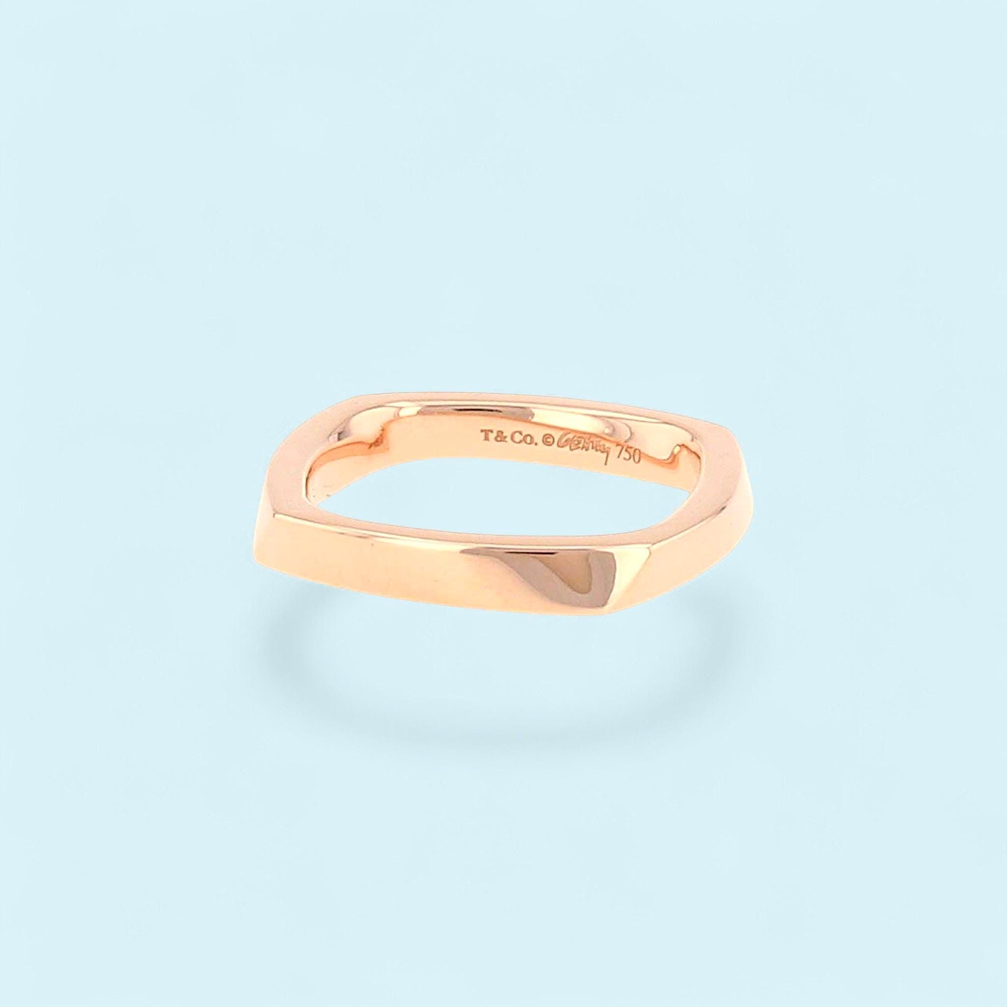 Tiffanys and Co Square Ring - Etsy