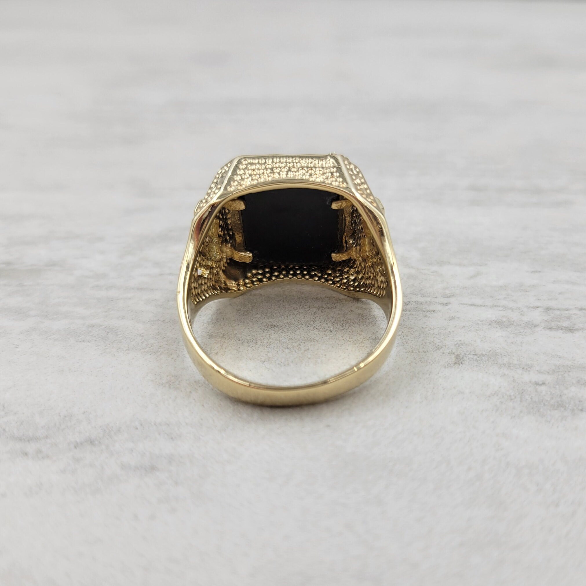Harley davidson black onyx shop ring collection