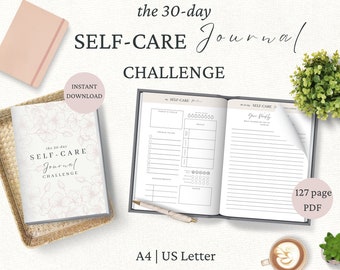 Self-Care Journal Printable, Self Care Planner, Mindfulness Journal, Mental Health & Wellness Journal, Self Love Diary, Digital Journal