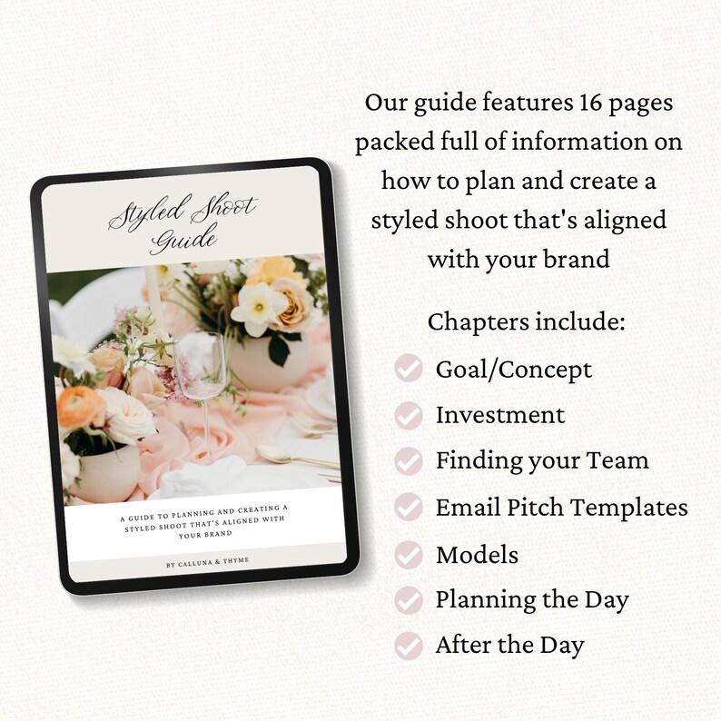 How to Plan a Styled Shoot Guide, Wedding Styled Shoot Guide for ...