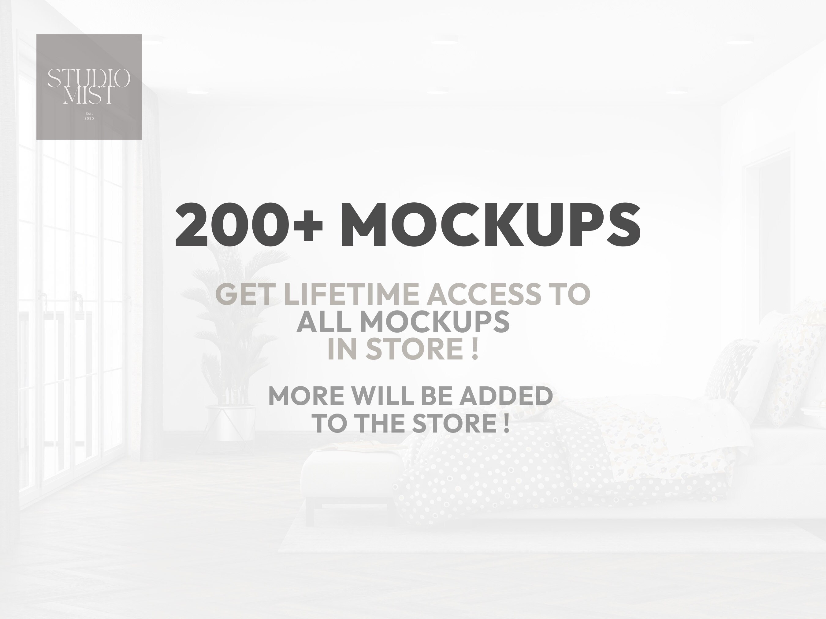Wall Mockups Bundle, Room Poster Mockup, 200 Digital Editable Framed Print, Canva Wall Template ...