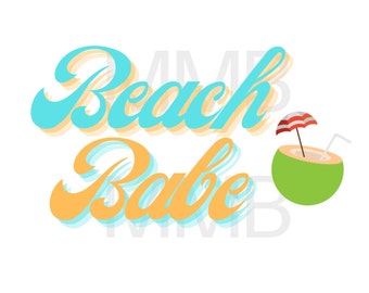 Beach Babe PNG File
