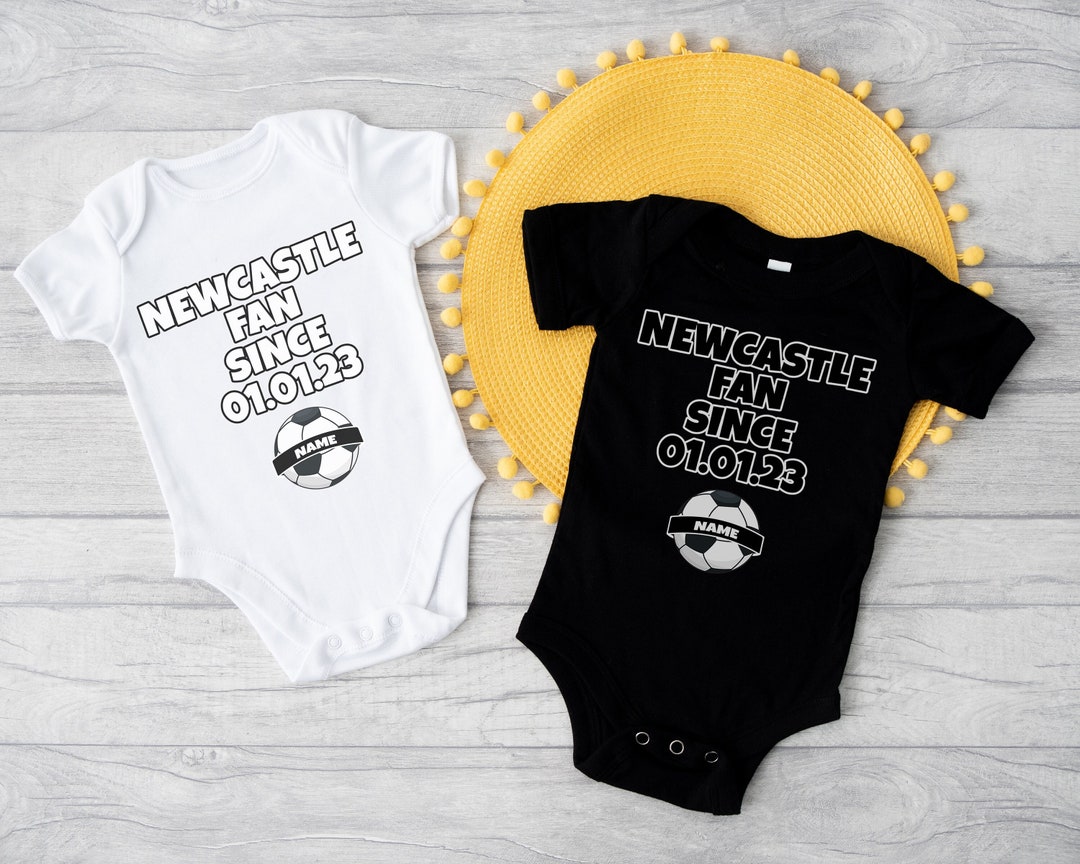 Newcastle Uinted Baby Grow Newcastle Baby Bodysuit Newcastle Baby Vest