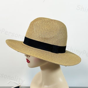 Summer Hand-woven Straw Hat / Sun / Anti-uv Straw Hat / Panama Hat / Bohemian Wind Casual Hat / Summer Party Hat / Outdoor Sun Hat/Men/Women