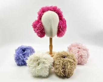 Paraorecchie invernali per bambine/Paraorecchie calde/Paraorecchie di peluche con protezione per le orecchie/Paraorecchie pieghevoli/Regalo di compleanno/Paraorecchie con personalità/Regalo di Natale