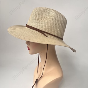 Panama Straw Hat For Women/ Straw Hat / Visor Hats For Women / UV Protection Jazz Hat / Straw Beach Hat / Sun Hats For Women/ To Her Gift