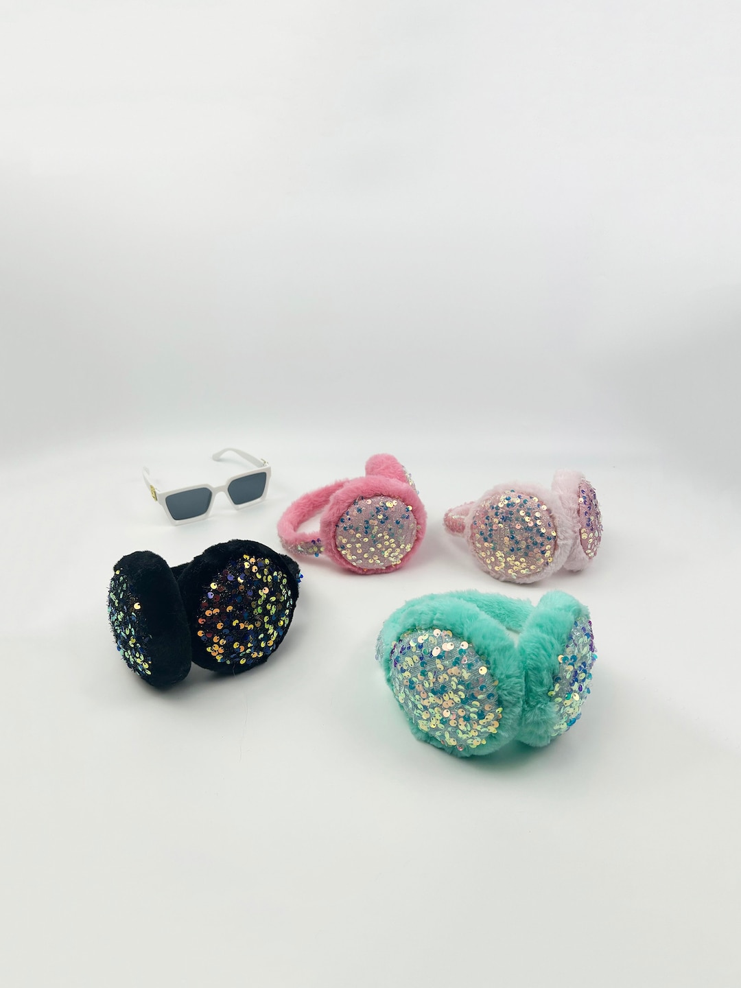 Sequin Earmuffs / Glitter Earmuffs / Cute Girls / Winter Warm Ear Muffs