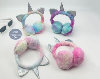 Children's Adult Unicorn Earmuffs / Mother And Child / Couple / Winter Windproof Ear Protection / Warm Earmuffs / Personality Girls / Cute