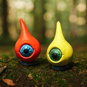 SCP-131 AB Figures – Red & Yellow Eye Pods Set – SCP Foundation Resin Figures Decor scp Action Figure