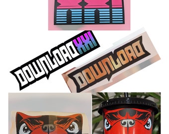 Download Festival 2024 sticker decal self adhesive label