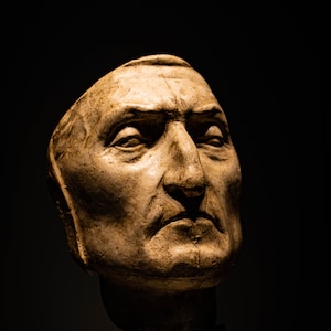 Mask of Dante Alighieri, Florence, Tuscany, Italy