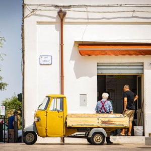 Storefront in the city center of Copertino, Salento, Puglia