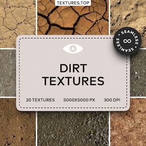 Seamless Dirt Digital Textures, Background Pattern Collection, Instant Download, Printable Scrapbook Paper