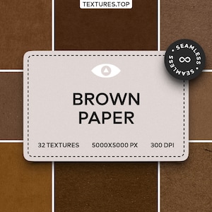 Seamless Brown Digital Paper Textures, Background Pattern Collection, Instant Download, Printable Scrapbook Paper