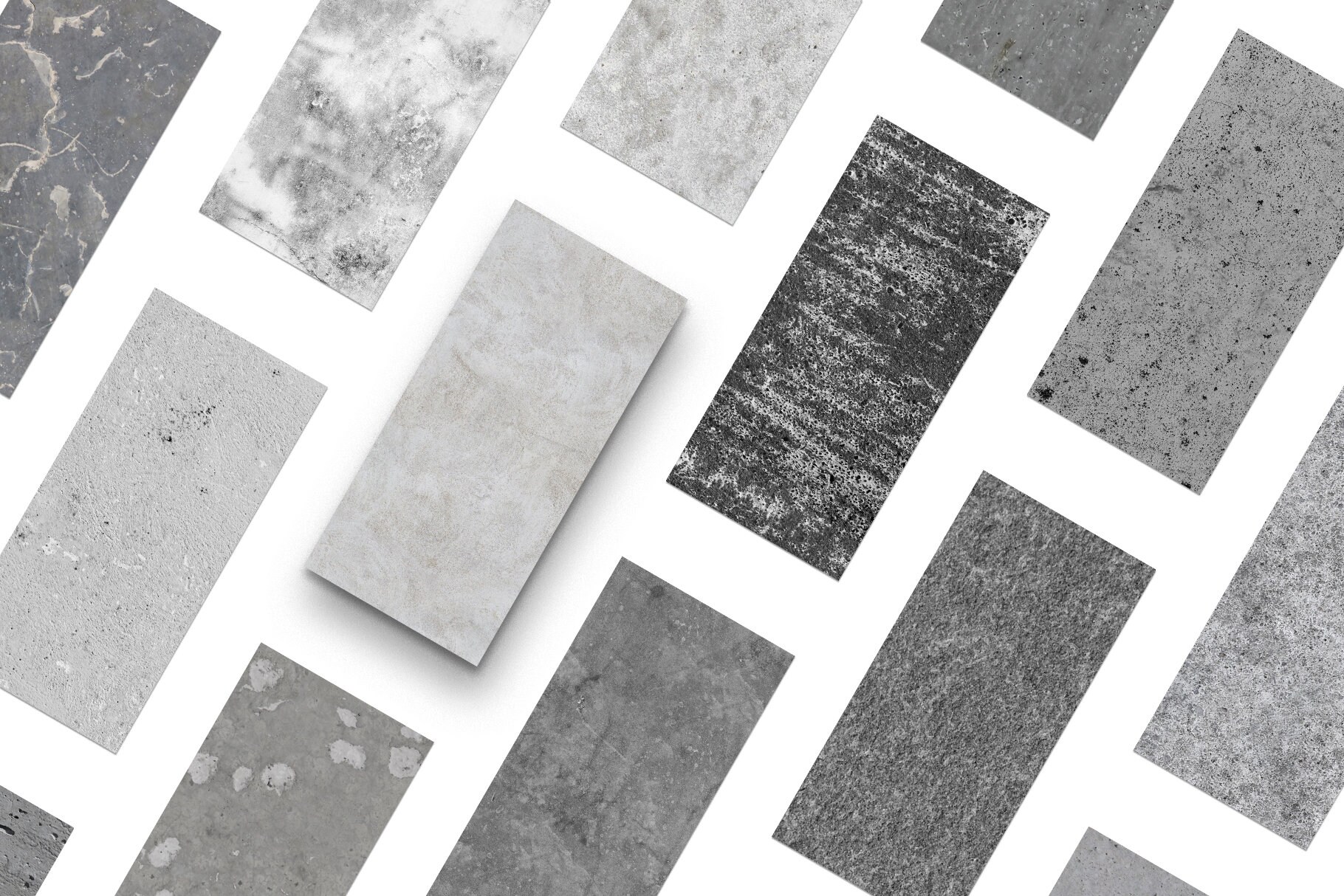 Seamless Concrete Digital Textures, Background Pattern Collection ...