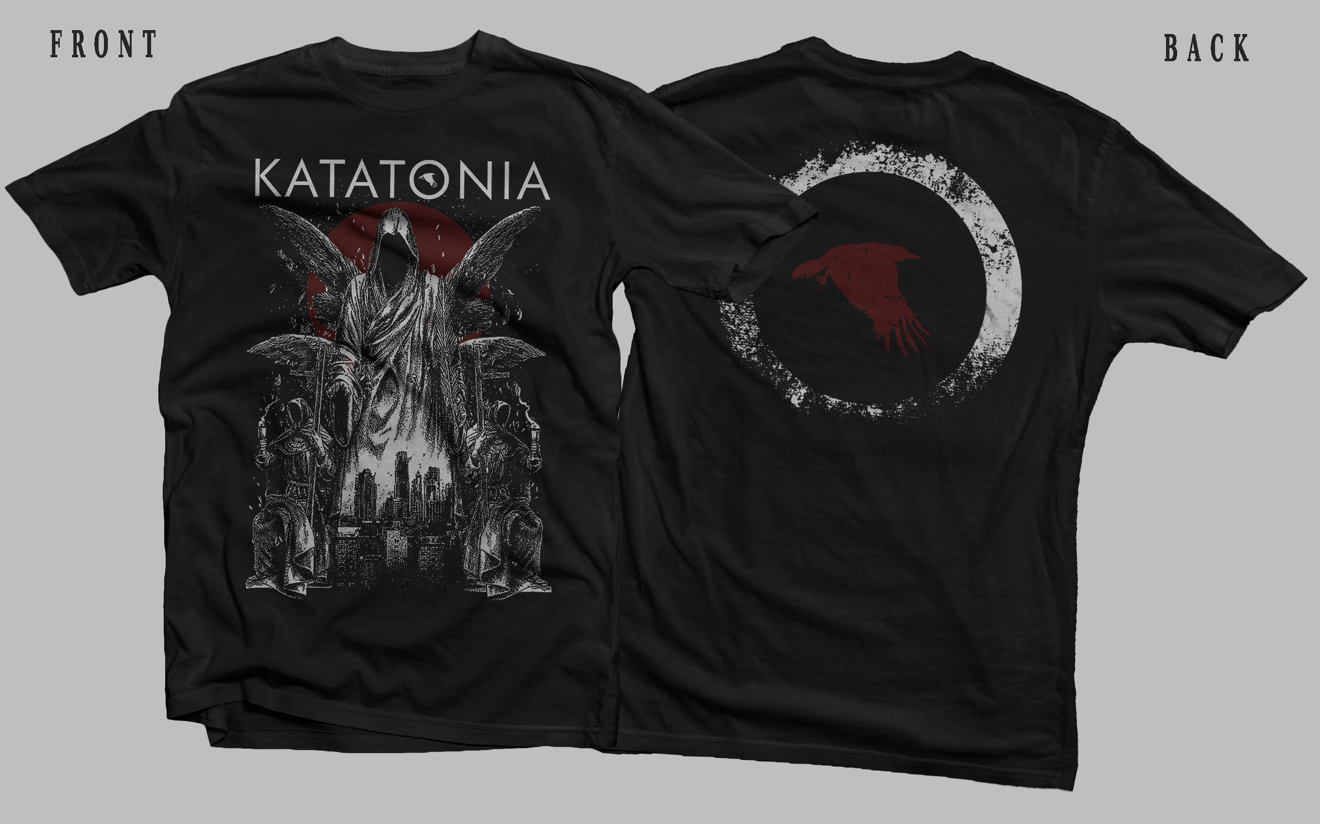 D D P Svcs. - New Dtg Printed T-shirt - KATATONIA - Night is the