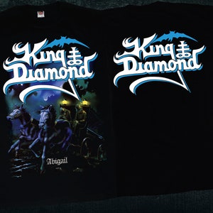 D D P svcs. - New Dtg printed T-shirt - KING DIAMOND- Abigail - size- S,M,L,XL,2-3-4-5-6-7XL