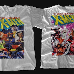 D D P svcs. - Neues DTG bedrucktes T-Shirt - The Uncanny X-Men - Größe S, M, L, XL, 2-3-4-5-6-7XL
