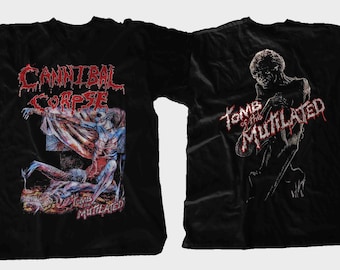 Usługi D D P - Nowa koszulka z nadrukiem D T G - CANNIBAL CORPSE - Grób Okaleczonych - rozmiary - S, M, L, XL, 2-3-4-5-6-7XL