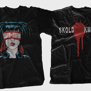 D D P svcs. - New Dtg printed T-shirt - KMFDM - Skold vs. KMFDM - size- S,M,L,XL,2-3-4-5-6-7XL