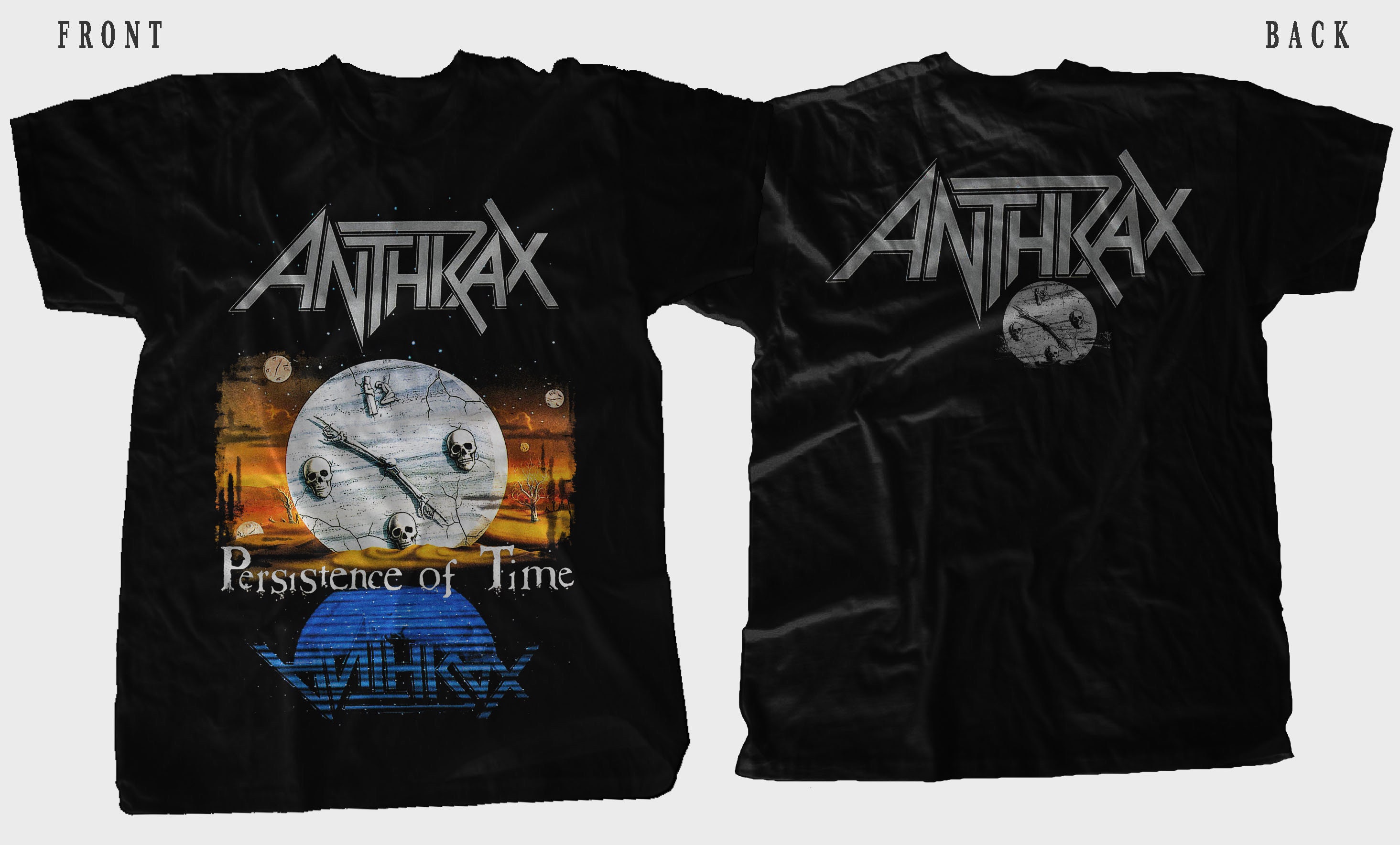 D D P Svcs. - New D T G Printed T-shirt - ANTHRAX- Persistence of