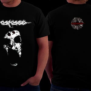 D D P svcs. - Neues DTG bedrucktes T-Shirt - CARCASS - Größe- S, M, L, XL, 2-3-4-5-6-7XL