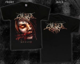 D D P svcs. - New D T G printed T-shirt - CHELSEA GRIN - Evolve - size- S,M,L,XL,2-3-4-5-6-7XL