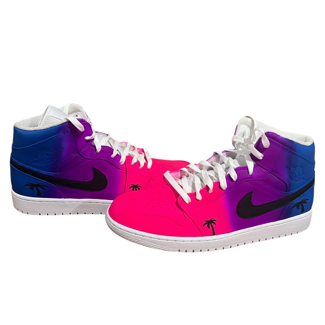 custom painted air jordan 1 mid