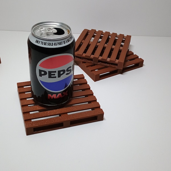 Wooden pallet coaster