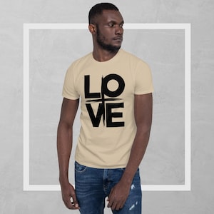 LOVE - 100% cotton t-shirt, Christian tee, religious shirt, Jesus Christ, Faith wear, Gift for Christians