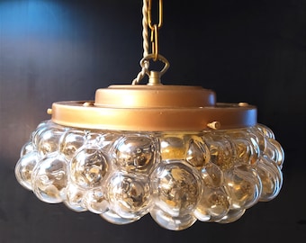 1960's Bubble Glass Pendant Light