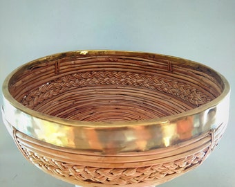 1970's Pencil Reed Basket.