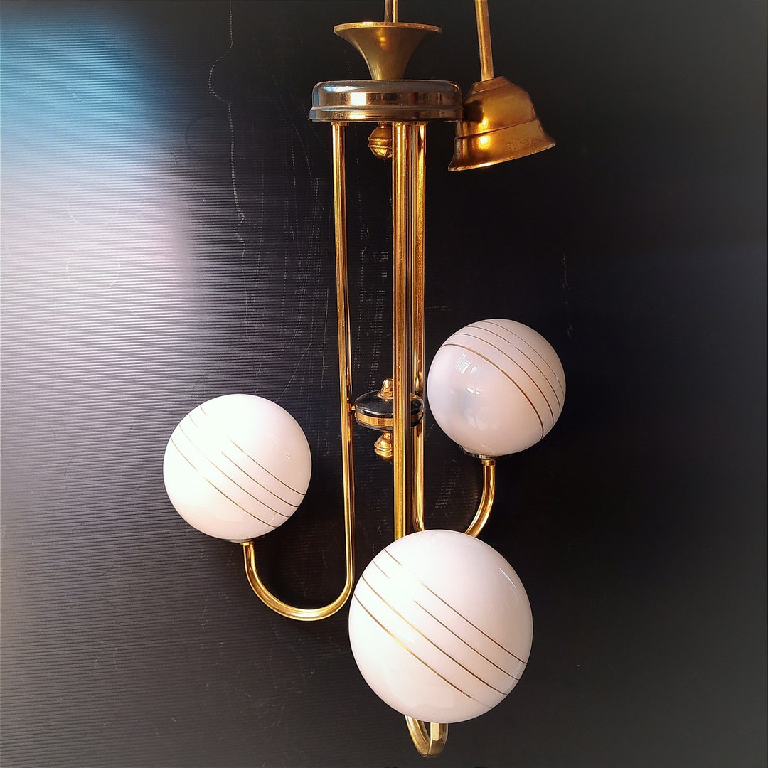 Mid Century Space Age Orb Pendant Light. - Etsy