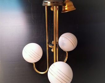 Mid century Space Age Orb pendant light