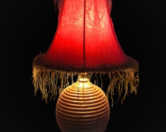 1970's Pencil Reed Table Lamp
