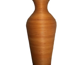 1970's Huge Pencil Reed Urn.