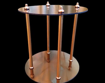 2 tiered brass ÉTAGÈRE