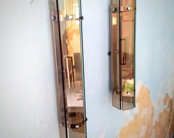 Vintage 1970's Pair of VECA Wall Lights.