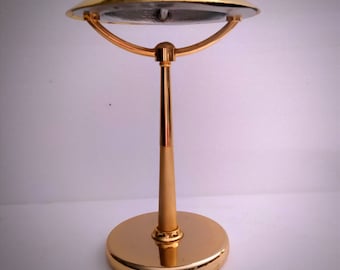 Brass Bauhaus Style table lamp.