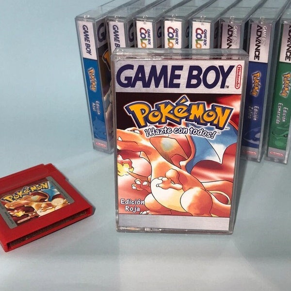 Funda casete retro para Game Boy, Pokémon