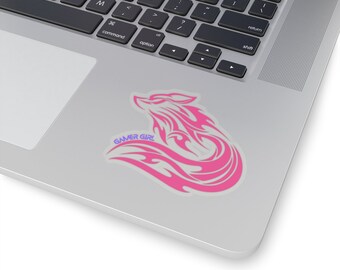 Gamer Girl Kiss-Cut Stickers