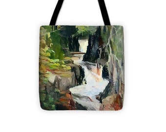 North Shore Waterfall - Tote Bag