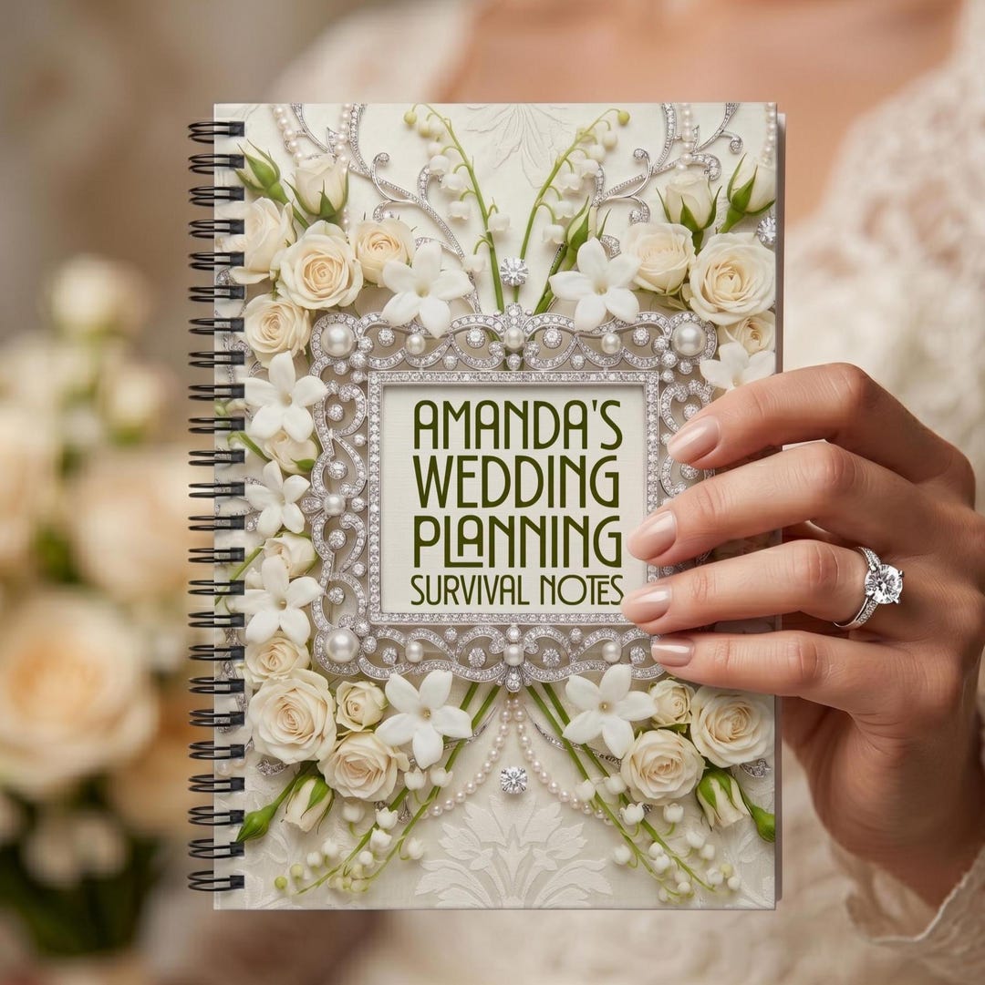 Personalized Bridal Notebook, Custom Bride Gift, Funny Wedding Journal ...