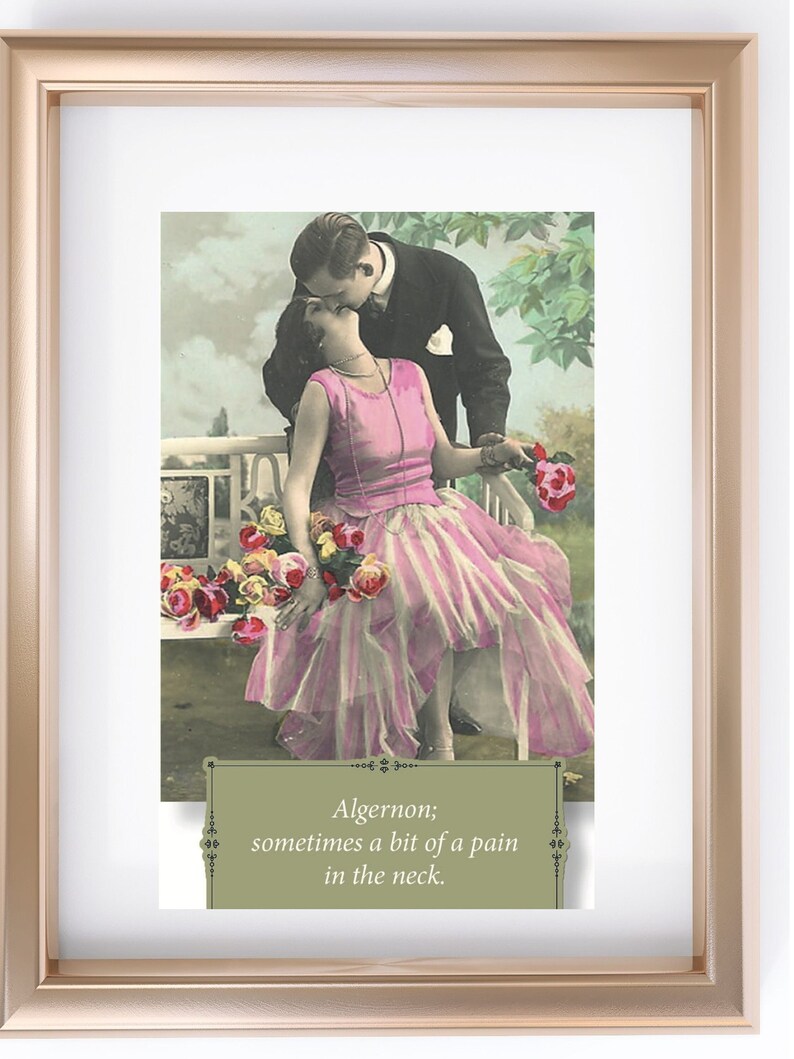 Charming Vintage Romance Courting Couple Images for Scrapbooking