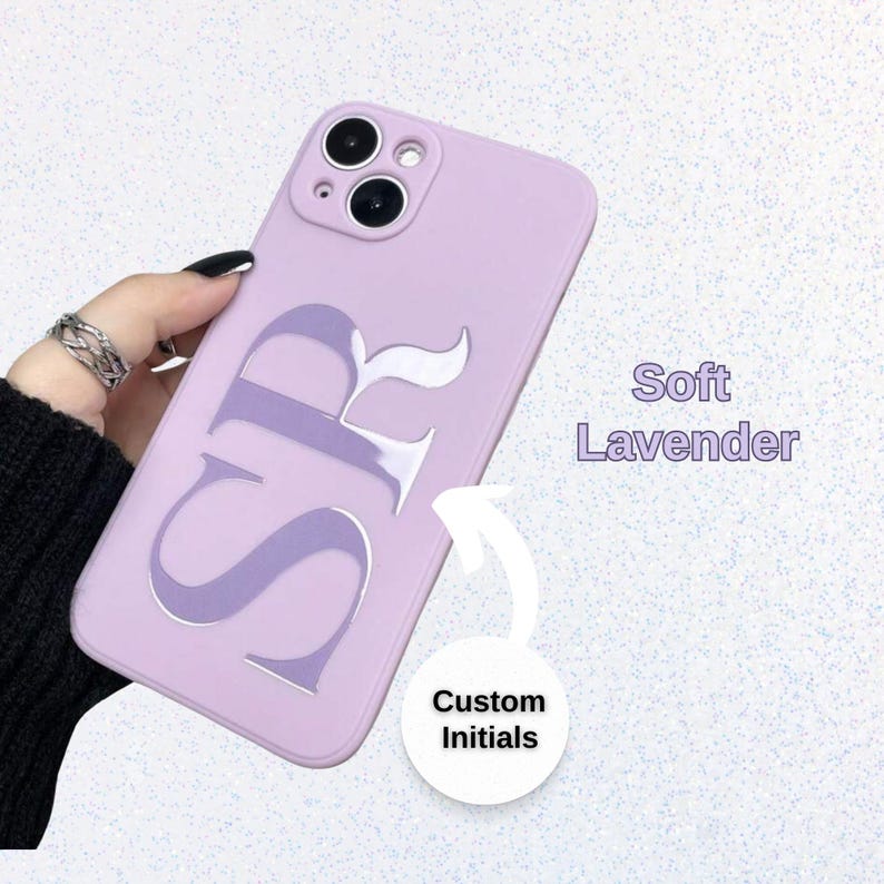Custom Personalized Text Initials iPhone 16 Protective Phone Cases ...