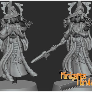 28mm/54mm/75mm female space elf captain farseer ranni