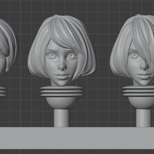 28mm female heads compatible with space nun battle sisters