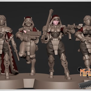 28mm female mechanic tech priestess rangers