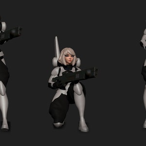 28mm female alien greater good human auxiliaries